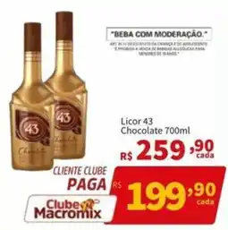 Macromix Atacado Licor 43 Chocolate oferta