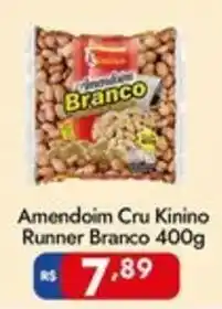Supermercados Rondon Amendoim cru kinino runner branco oferta