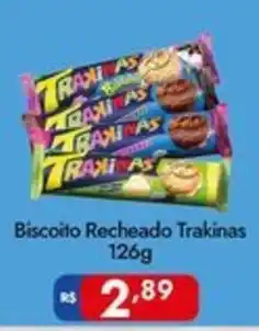 Supermercados Rondon Biscoito recheado trakinas oferta