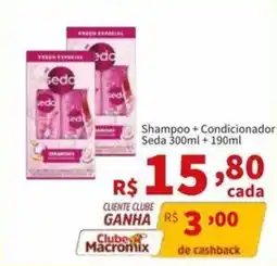 Macromix Atacado Shampoo + Condicionador Seda oferta