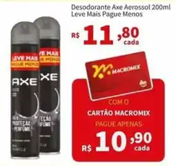 Macromix Atacado Desodorante axe aerossol oferta