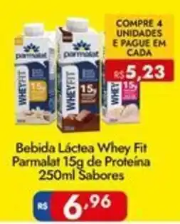 Supermercados Rondon Bebida Láctea Whey Fit Parmalat 15g de Proteína oferta