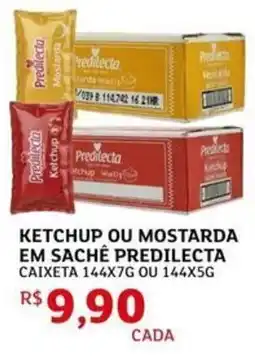 Assaí Atacadista Ketchup ou mostarda em sachê predilecta oferta