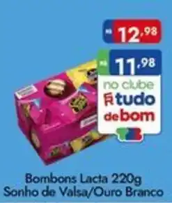 Supermercados Rondon Bombons Lacta Sonho de Valsa/Ouro Branco oferta