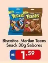 Supermercados Rondon Biscoitos Marilan Teens Snack Sabor oferta