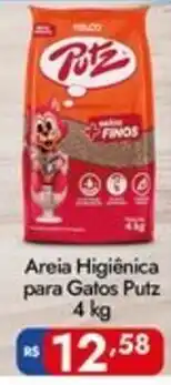 Supermercados Rondon Areia Higiênica para Gatos Putz oferta