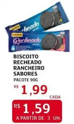 Assaí Atacadista Biscoito recheado rancheiro sabores oferta