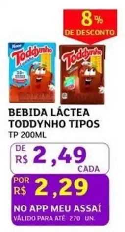 Assaí Atacadista bebida láctea toddynho tipos oferta