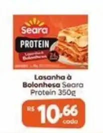 Supermercados Rondon Lasanha à Bolonhesa Seara Protein oferta