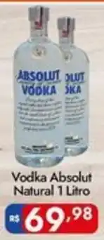 Supermercados Rondon Vodka absolut natural oferta