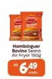 Supermercados Rondon Hambúrguer Bovino Seara oferta