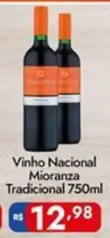 Supermercados Rondon Vinho Nacional Mioranza Tradicional oferta
