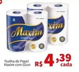 Macromix Atacado Toalha de Papel Maxim com 02un oferta
