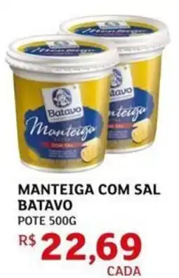 Assaí Atacadista Manteiga com sal batavo oferta