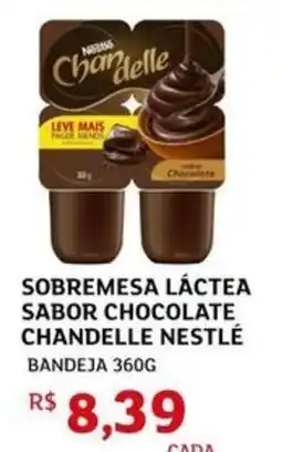 Assaí Atacadista sobremesa láctea sabor chocolate chandelle nestlé oferta