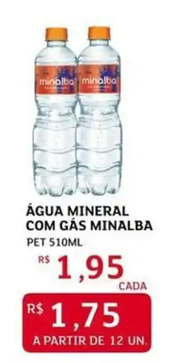 Assaí Atacadista Água mineral com gás minalba oferta