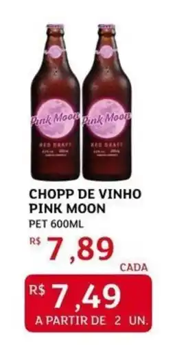 Assaí Atacadista Chopp de vinho pink moon oferta