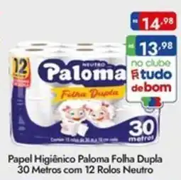 Supermercados Rondon Papel Higiênico Paloma Folha Dupla oferta