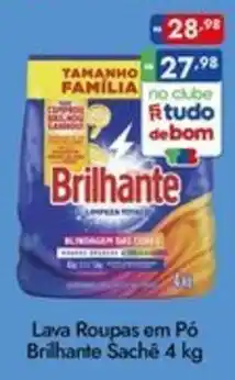 Supermercados Rondon Lava Roupas em Pó Brilhante Sachê oferta