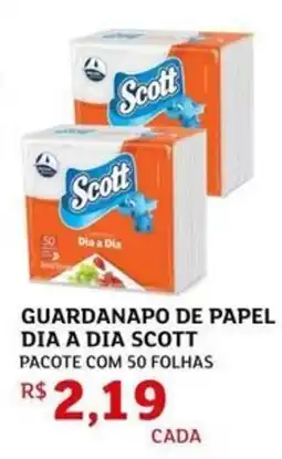 Assaí Atacadista guardanapo de papel dia a dia scott oferta