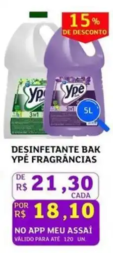 Assaí Atacadista Desinfetante bak ypé fragrâncias oferta
