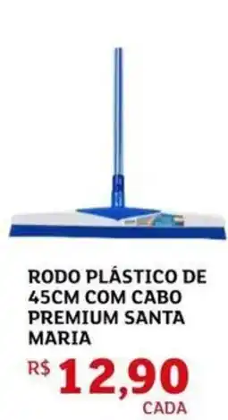 Assaí Atacadista rodo plástico de 45cm com cabo premium santa maria oferta