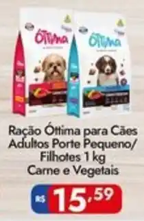 Supermercados Rondon Ração Ótima para Cães Adultos Porte Pequeno/ Filhotes oferta