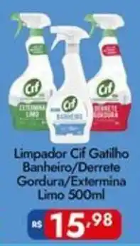 Supermercados Rondon Limpador Cif Gatilho Banheiro/Deerrete Gordura/Extermiina Limo oferta
