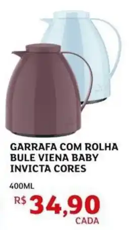 Assaí Atacadista Garrafa com rolha bule viena baby invicta cores oferta