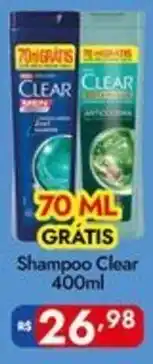 Supermercados Rondon Shampoo clear oferta