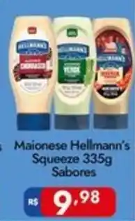 Supermercados Rondon Maionese hellmann's squeeze 335g sabores oferta