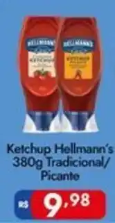 Supermercados Rondon Ketchup hellmann's tradicional/ picante oferta