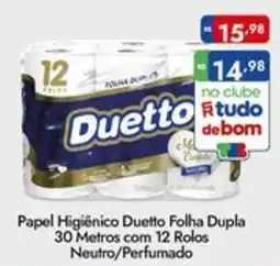 Supermercados Rondon Papel Higiênico Duetto Folha Dupla oferta