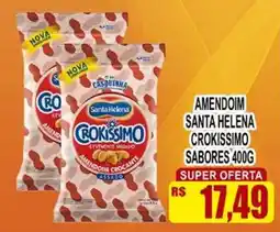 Supermercado leal Amendoim santa helena crokissimo sabores oferta