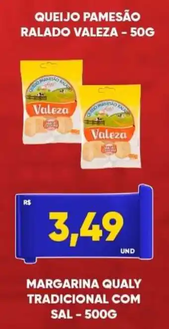 Queijo pamesão ralado valeza