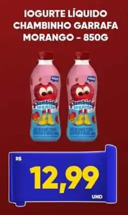 Tatico Iogurte líquido chambinho garrafa morango oferta