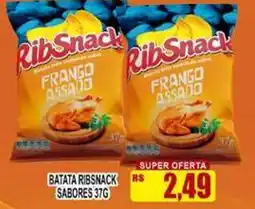 Supermercado leal batata ribs snack sabores oferta