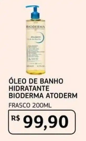 Óleo de banho hidratante bioderma atoderm