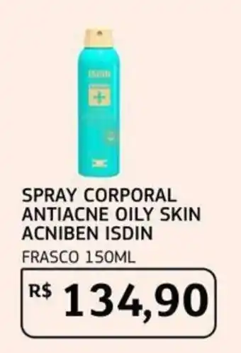 Spray corporal antiacne oily skin acniben isdin