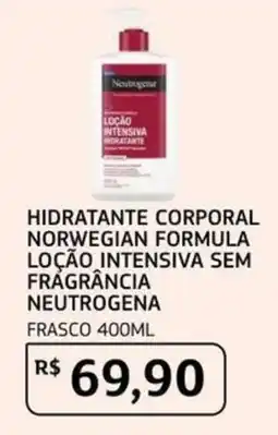 Assaí Atacadista Hidratante corporal norwegian formula loção intensiva sem fragrância neutrogena oferta