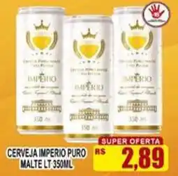 Supermercado leal Cerveja imperio puro malte lt oferta