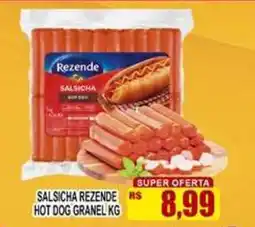 Supermercado leal Salsicha rezende hot dog granel oferta