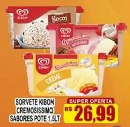 Supermercado leal Sorvete kibon cremosissimo sabores oferta