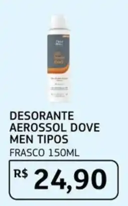 Assaí Atacadista Desorante aerossol dove men tipos oferta