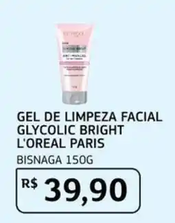 Assaí Atacadista gel de limpeza facial glycolic bright l'oreal paris oferta