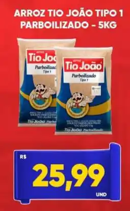 Tatico Arroz tio joão tipo 1 parboilizado oferta