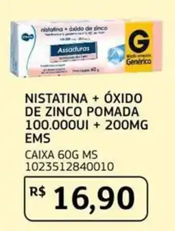 Assaí Atacadista nistatina + óxido de zinco pomada oferta