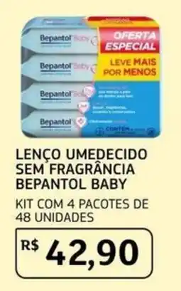 Assaí Atacadista lenço umedecido sem fragrância bepantol baby oferta