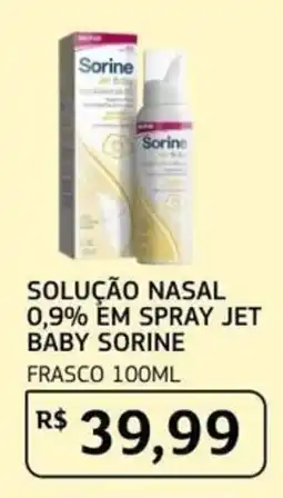 Assaí Atacadista solução nasal 0,9% em spray jet baby sorine oferta
