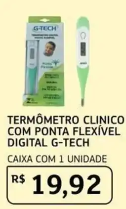 Assaí Atacadista Termômetro clínico com ponta flexível digital g-tech oferta